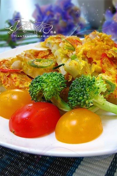 韩式鱿鱼煎葱饼的做法