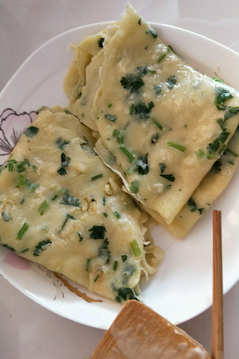葱花鸡蛋饼
