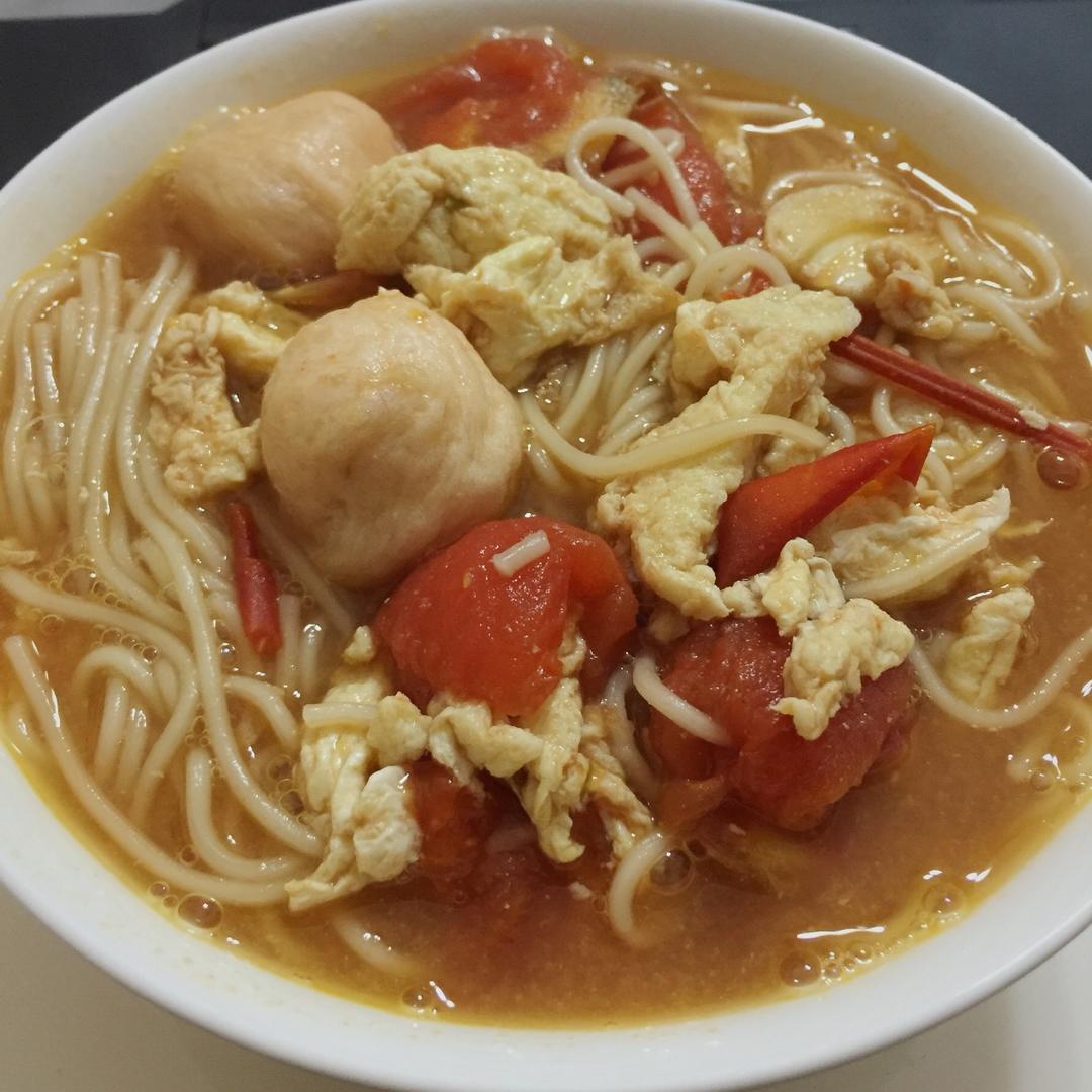 超级入味好吃的番茄鸡蛋面