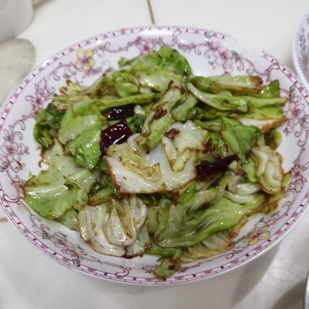 素炒圆白菜
