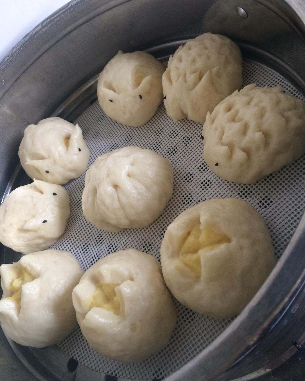 奶黄馅儿和奶黄包