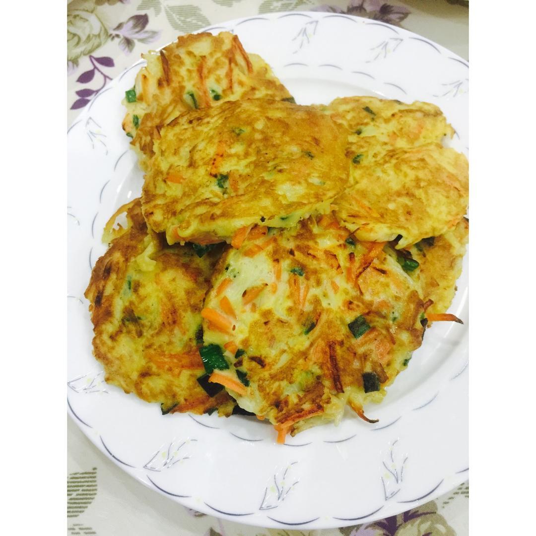 金针菇蛋饼