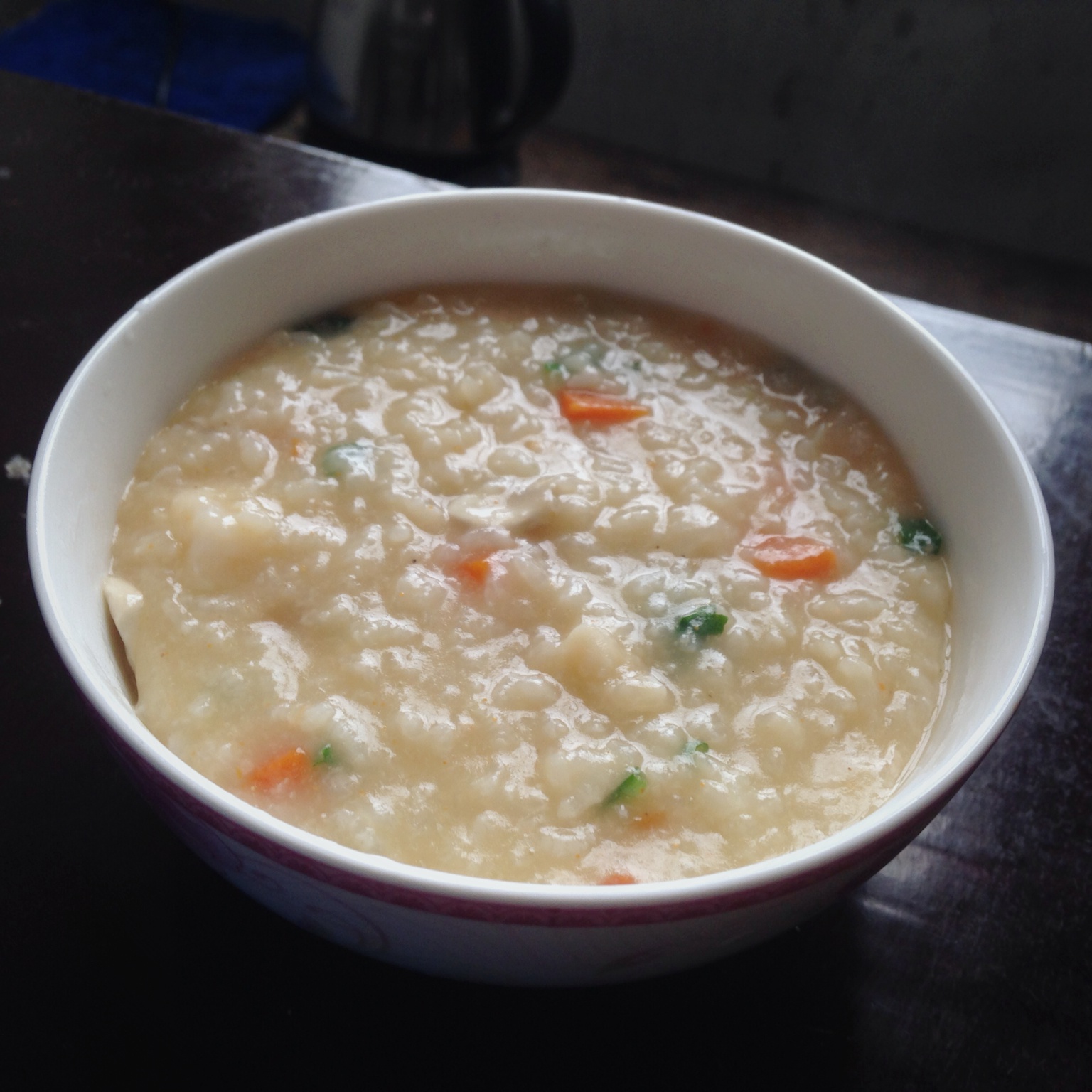 蘑菇鲜虾粥