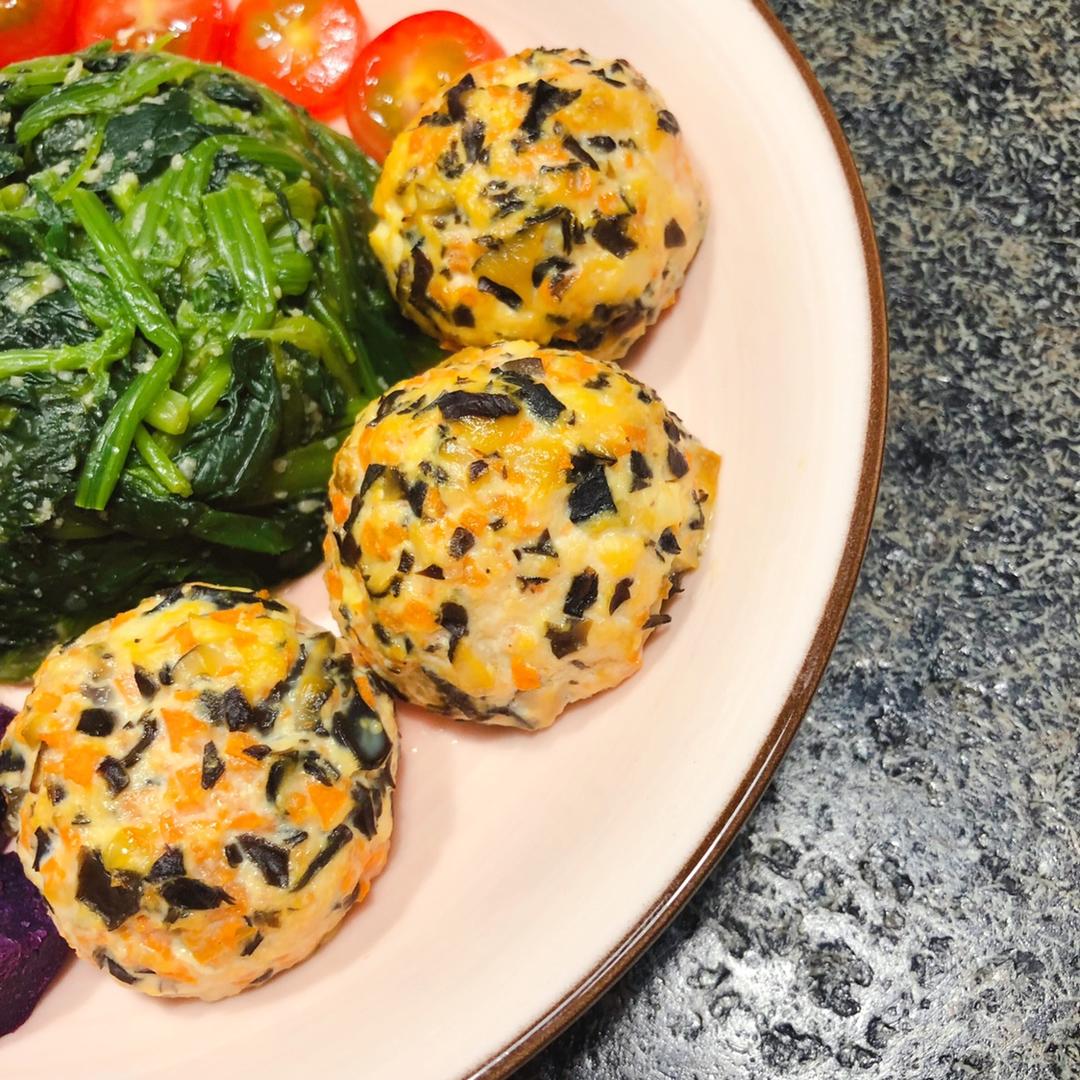 鸡胸豆腐肉丸子（减脂增肌必备）