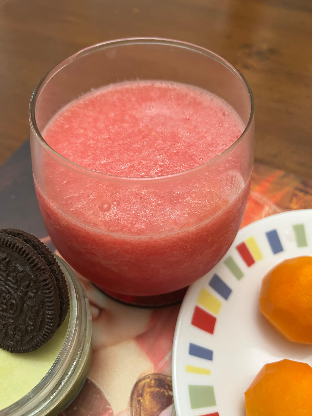 100%鲜榨西瓜汁（无水）