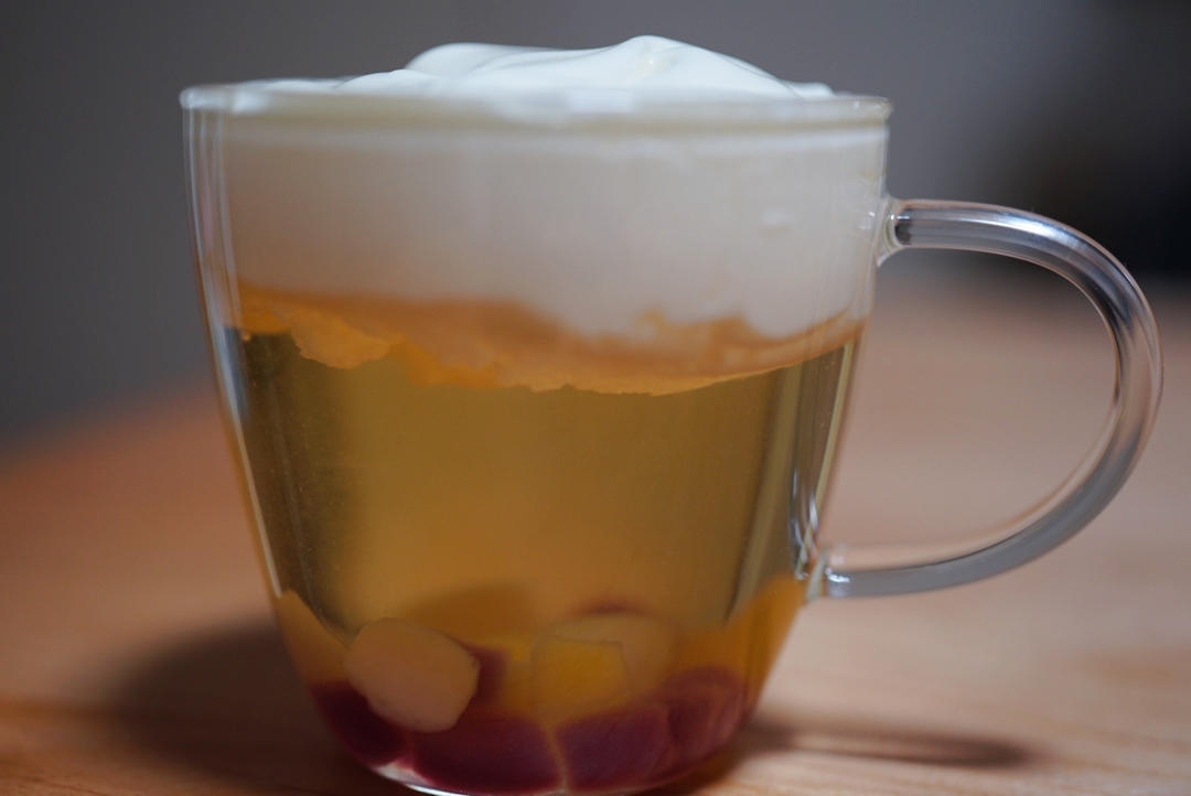 悠苒食光做的海盐芝士奶盖