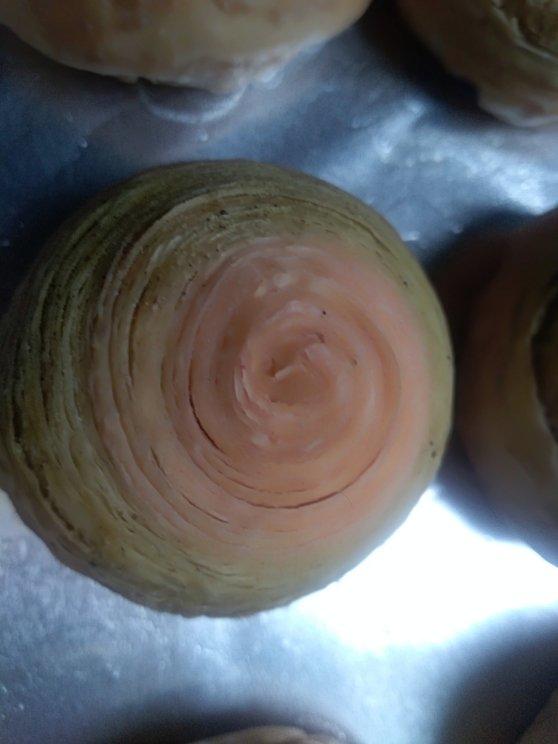 彩虹渐变蛋黄酥（无需揉出膜）