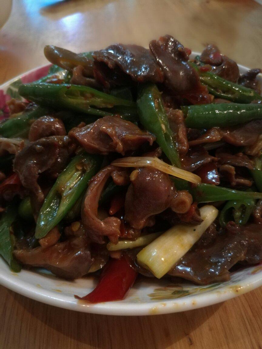小炒鸭胗