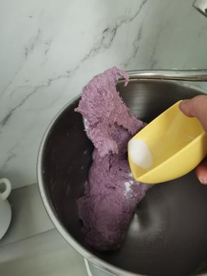紫薯椰蓉老面包的做法 步骤4