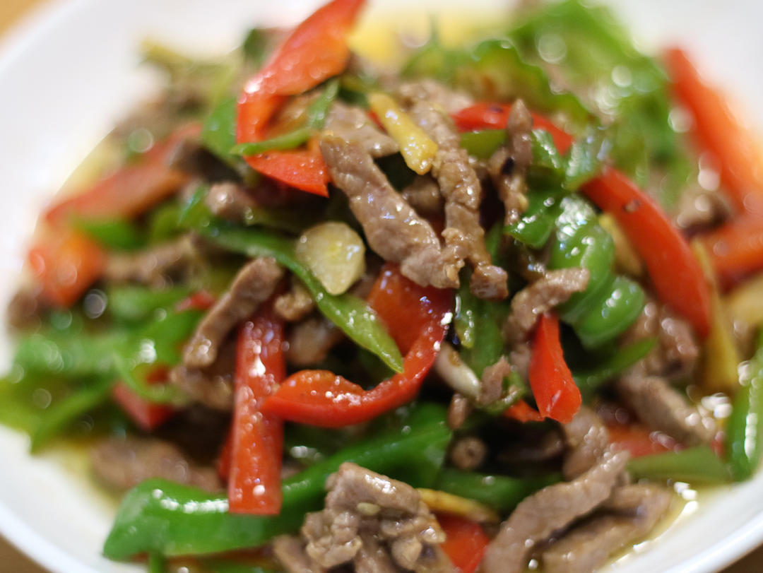 辣椒炒牛肉的做法