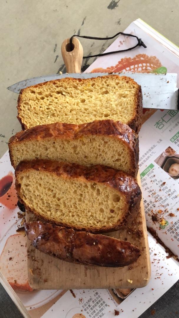 面包机版红薯板栗面包