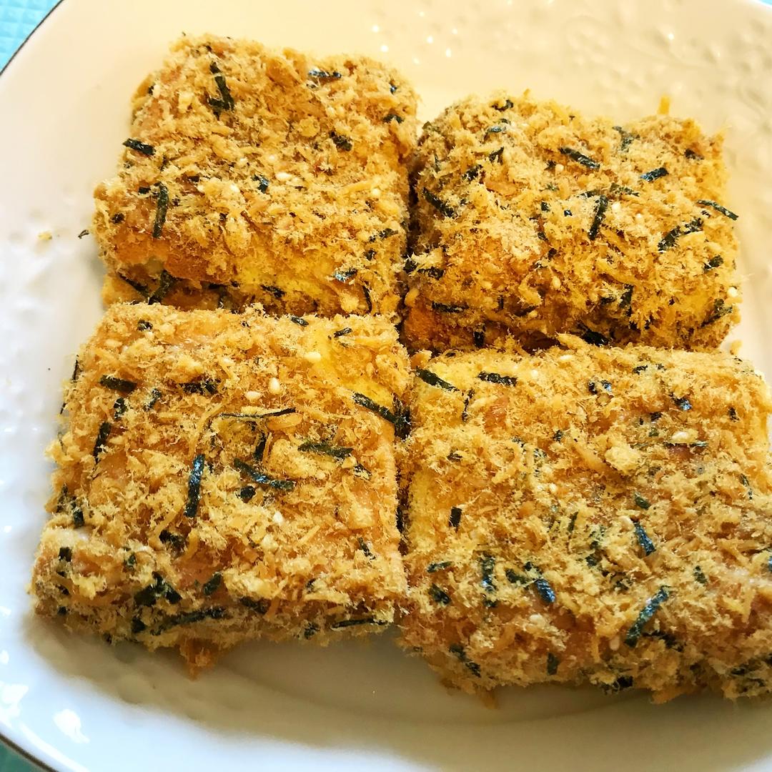 tony的麻麻做的海苔肉松蛋糕