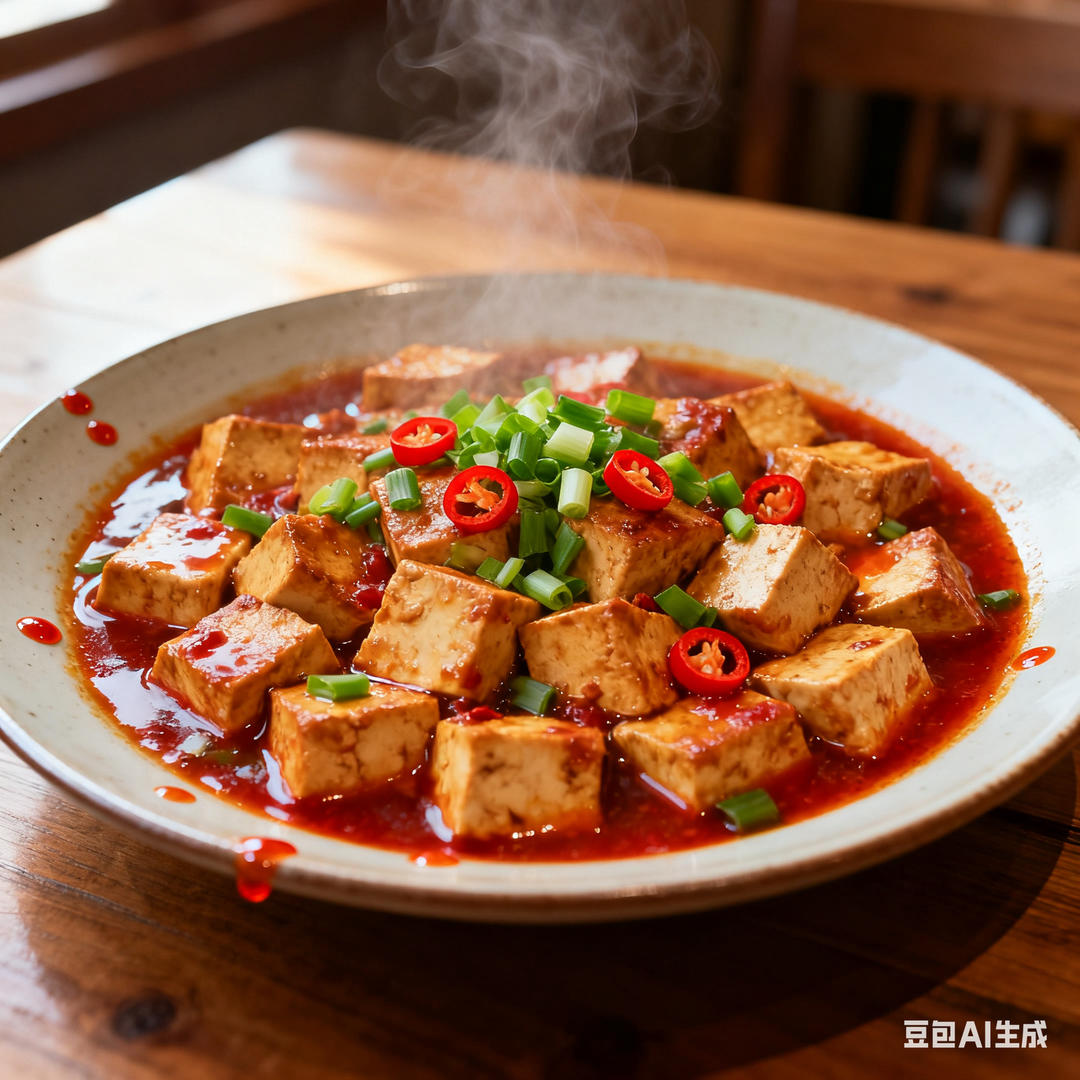 红烧豆腐（川味豆瓣酱）