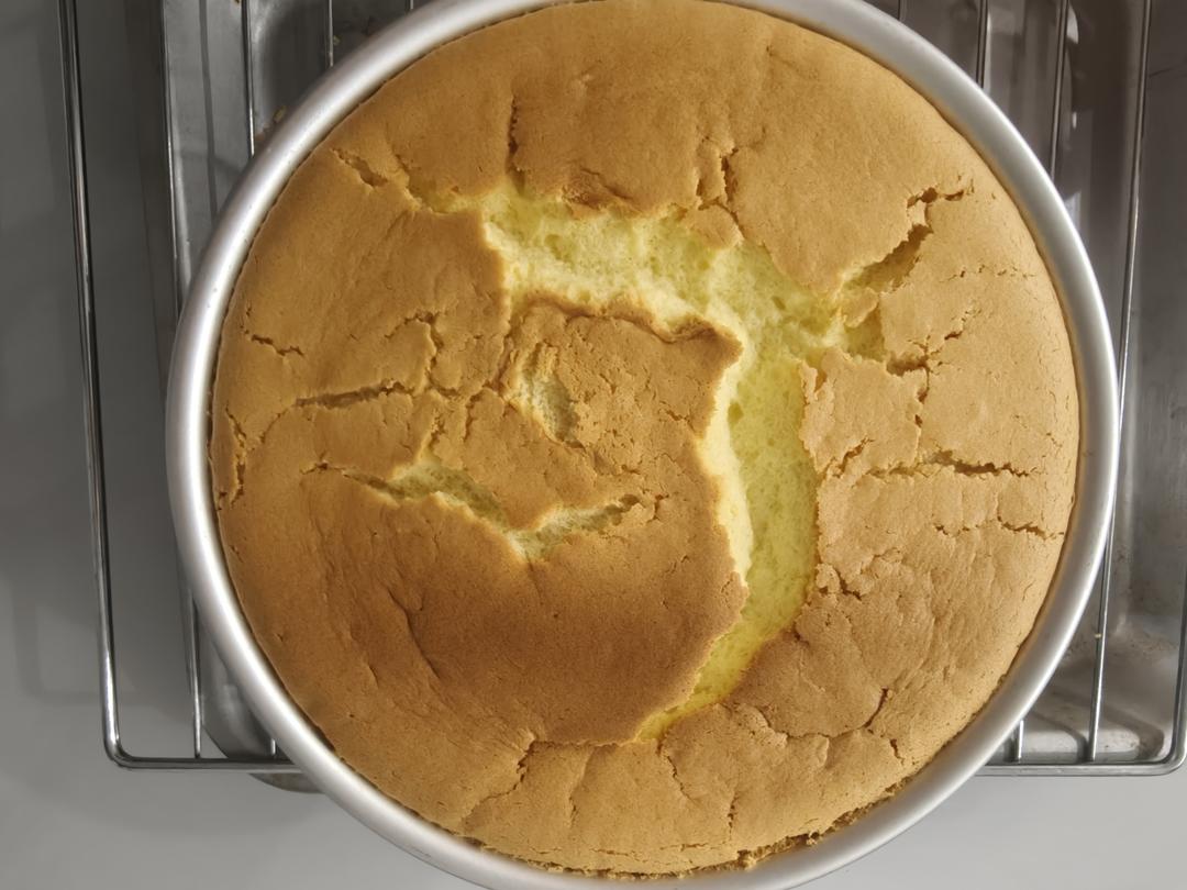 超柔软6寸戚风蛋糕(附8寸配方)零失败 超详细‼️含操作视频