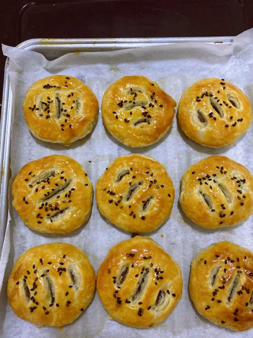 豆沙老婆饼（手抓饼版）