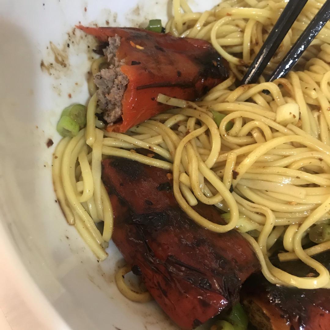 虎皮青椒酿肉
