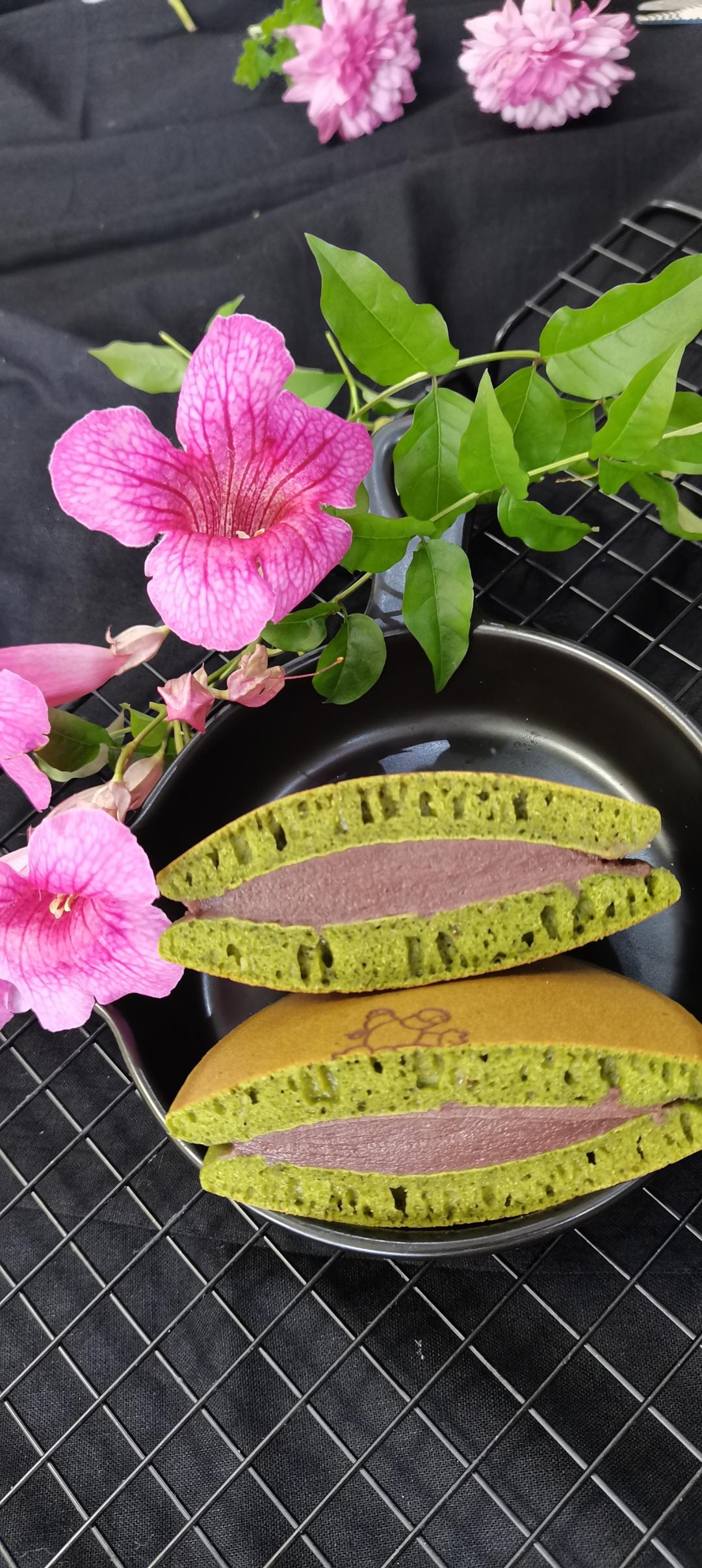 抹茶蜜豆铜锣烧