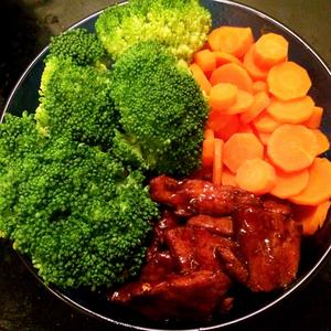酱油生姜鸡胸肉盖饭-低脂快手菜的做法 步骤13