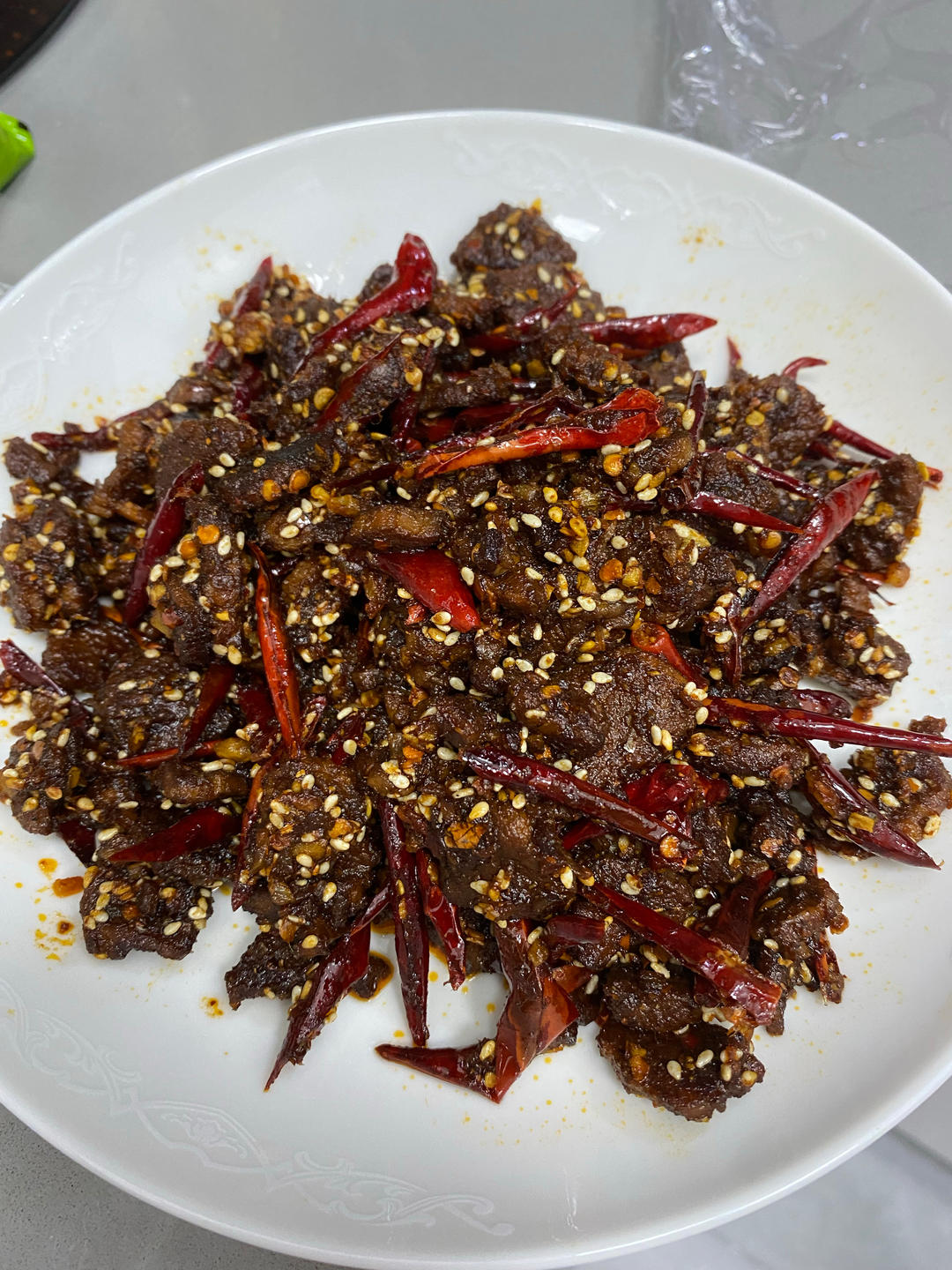 麻辣牛肉干