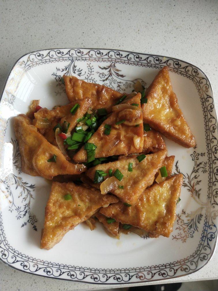 焖煎豆腐
