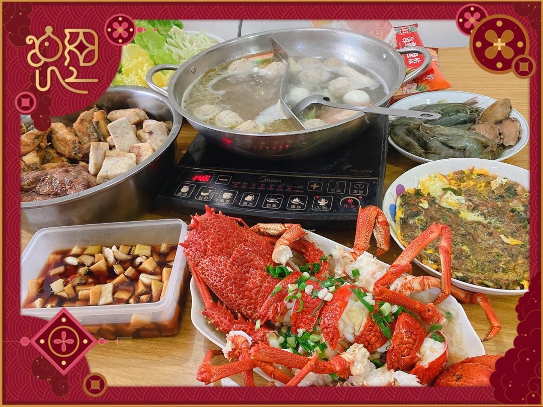 炒蔬菜大杂烩肉丸