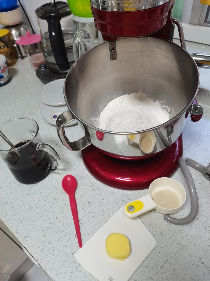 纯奶手撕吐司的做法 步骤1