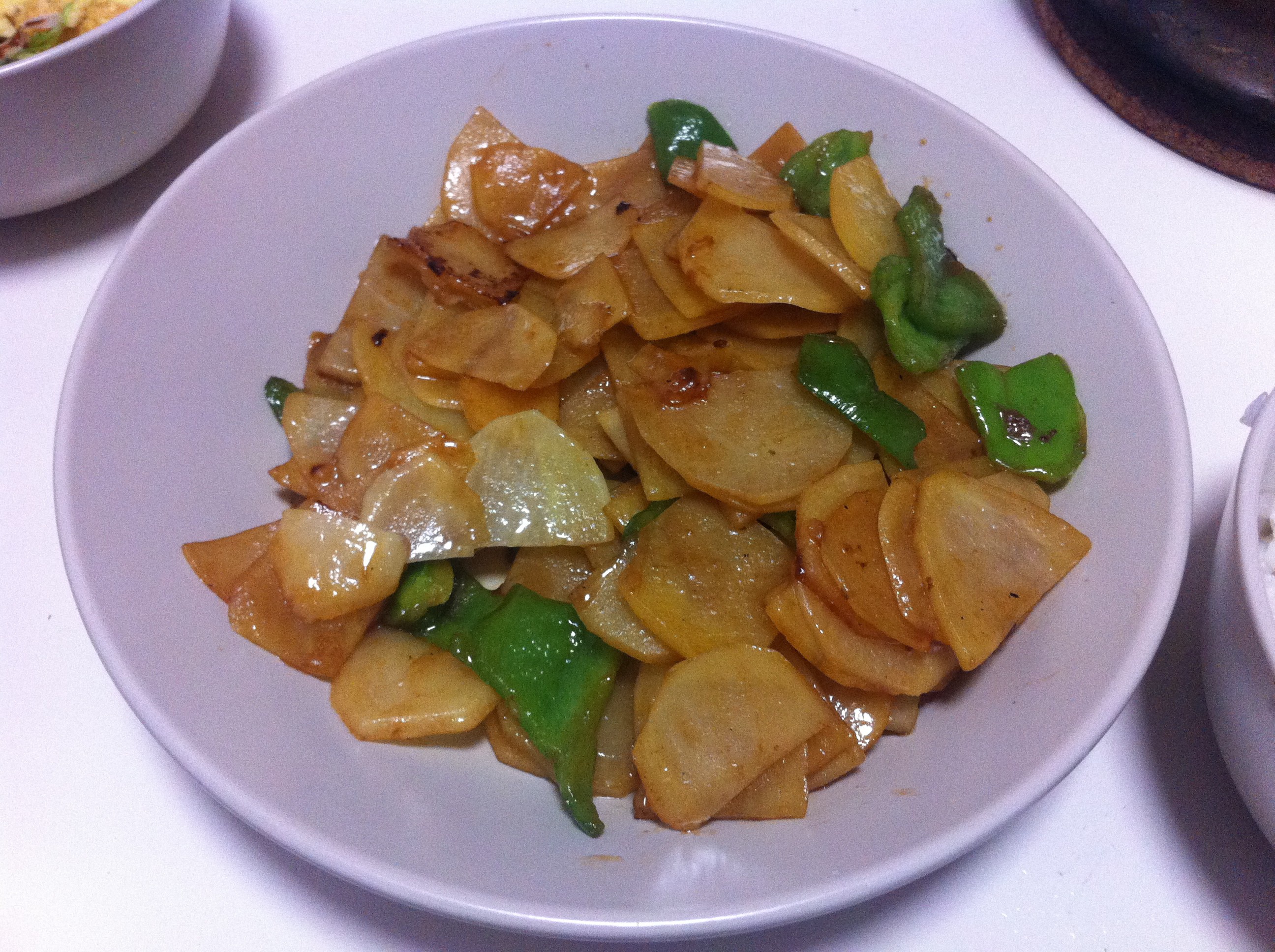 懒人版青椒土豆片