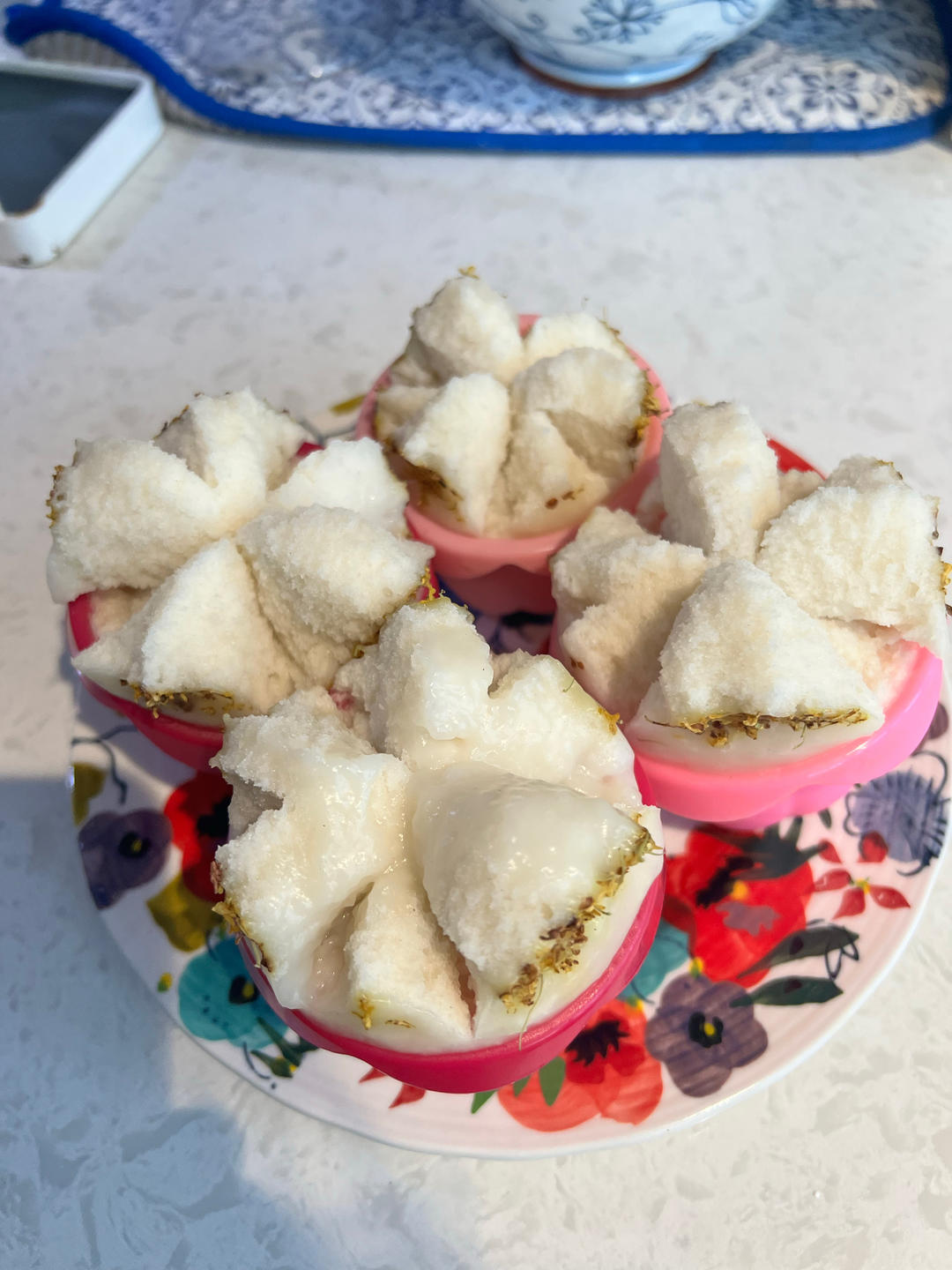 用米做的开花大米糕 米香十足 一次成功💯