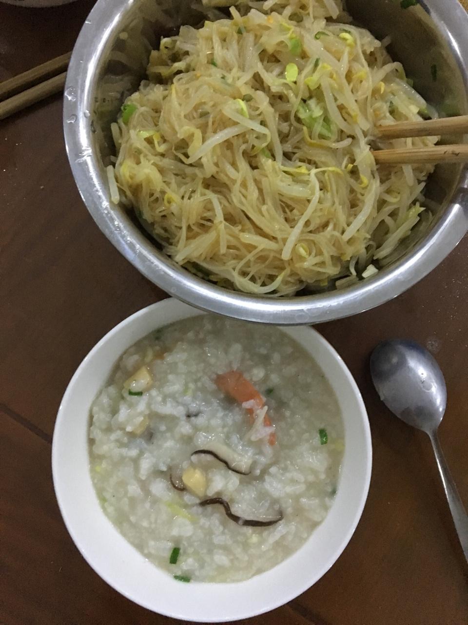 鲜虾干贝粥