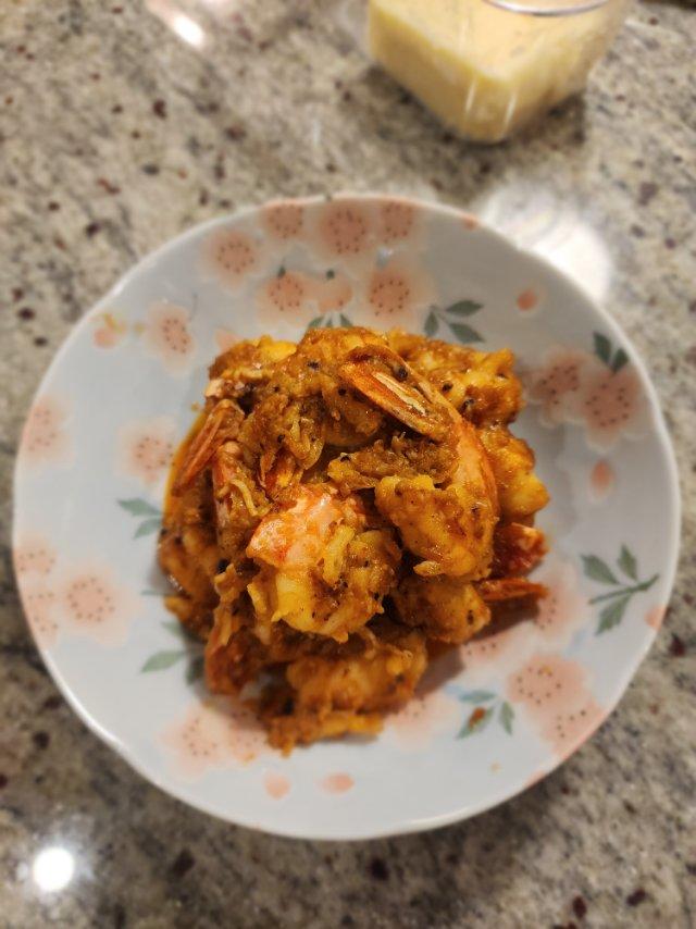 蒜香黄油虾『蒜香虾仁』炒虾仁  生酮