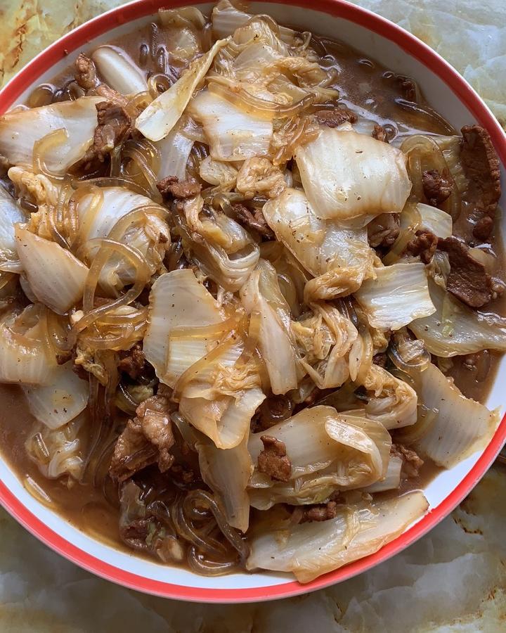 猪肉白菜炖粉条