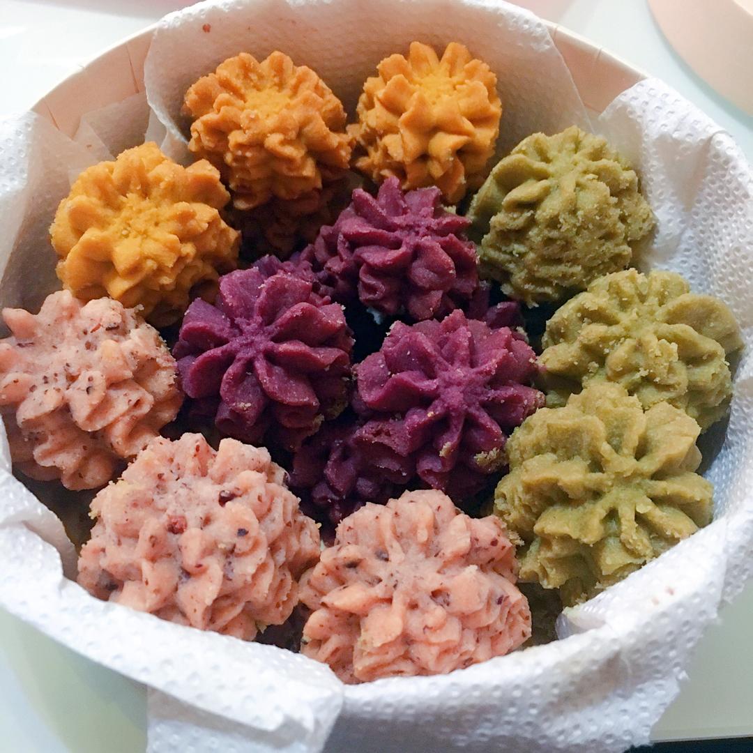 被业界猜了很久的网红牛油小花曲奇配方，酥的掉渣