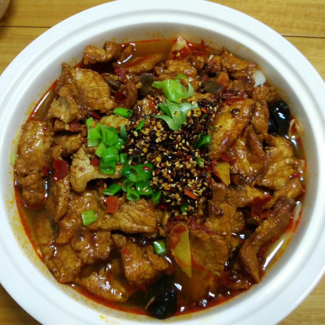 水煮肉片（吃不够的下饭菜）