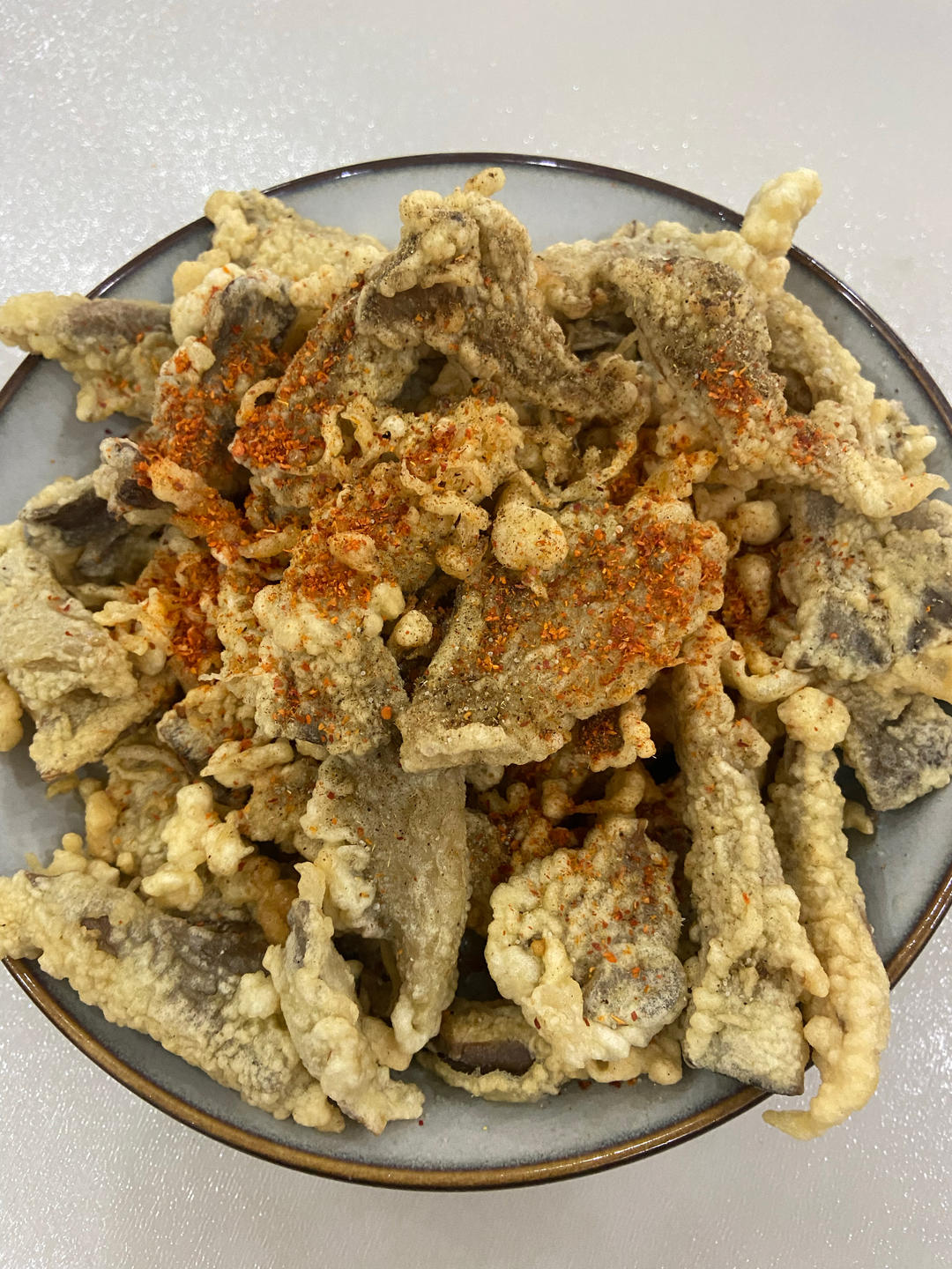 干炸蘑菇的做法，大人小孩都喜欢