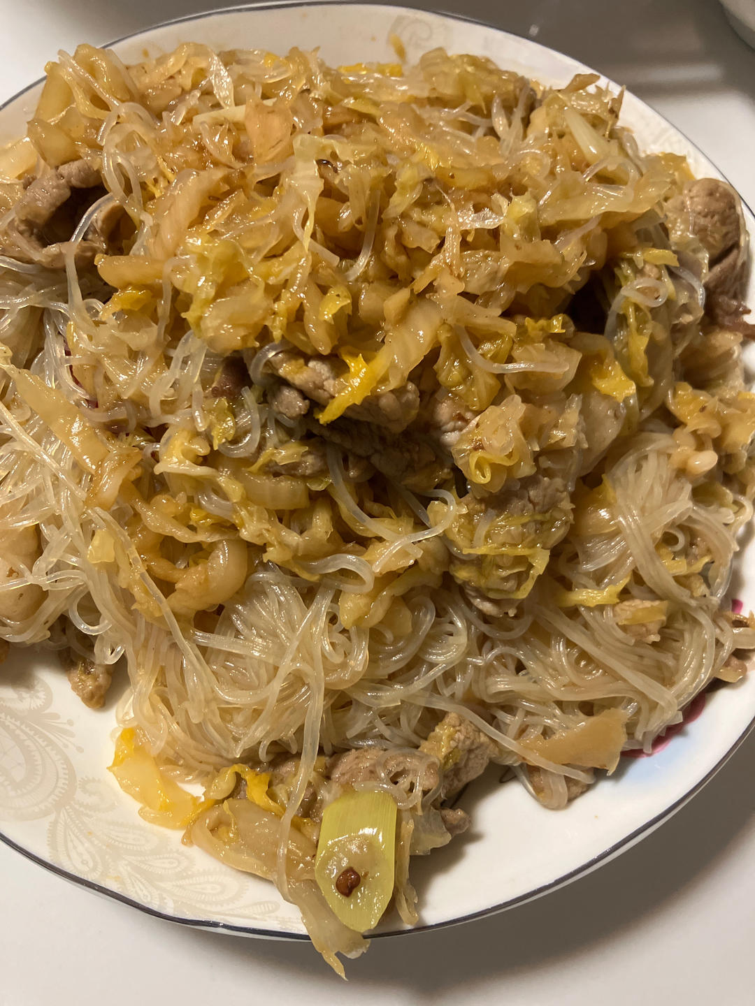 东北酸菜炒粉丝（吉菜粉）