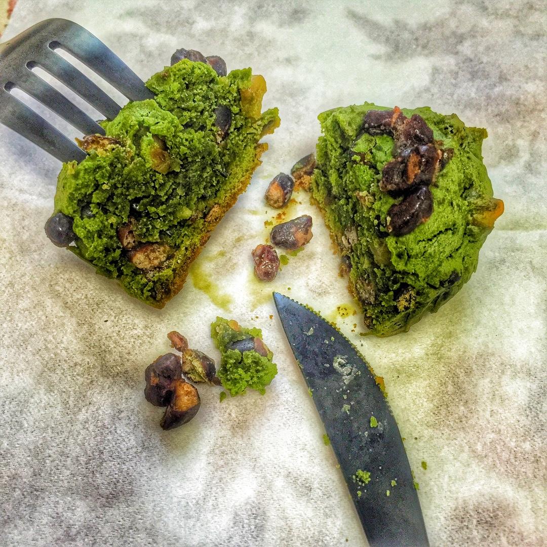 蜜豆核桃抹茶muffin