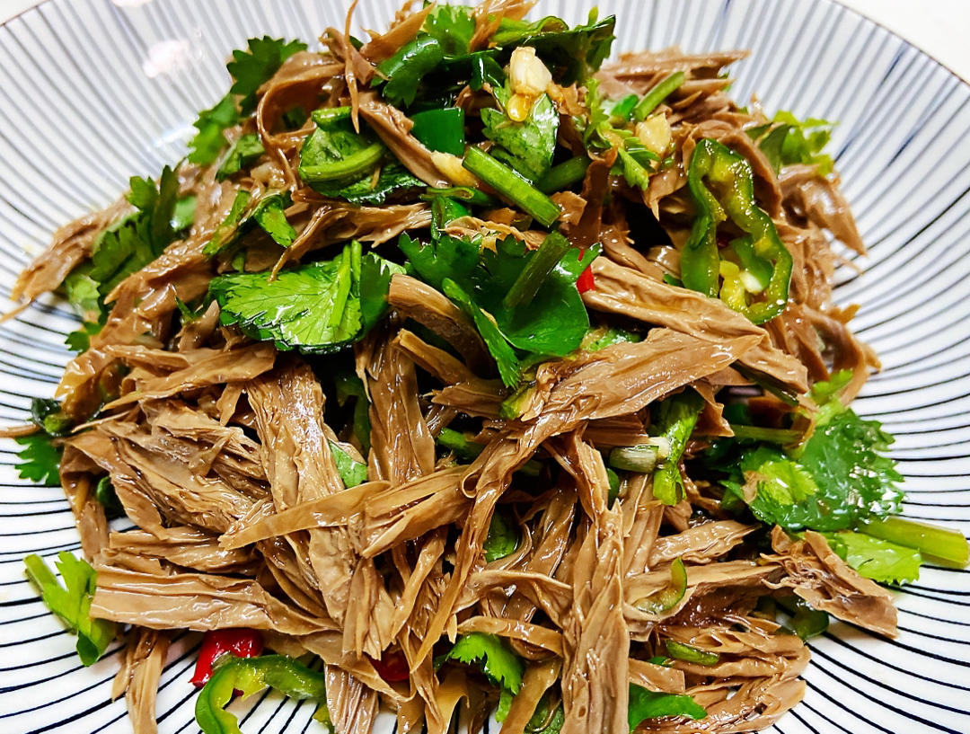 凉拌腐竹