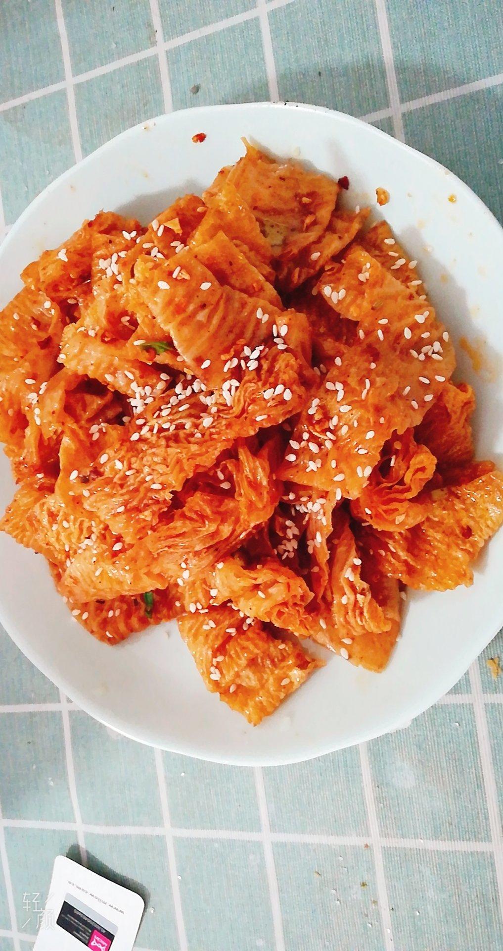 超级简单的甜辣味豆皮（辣条）