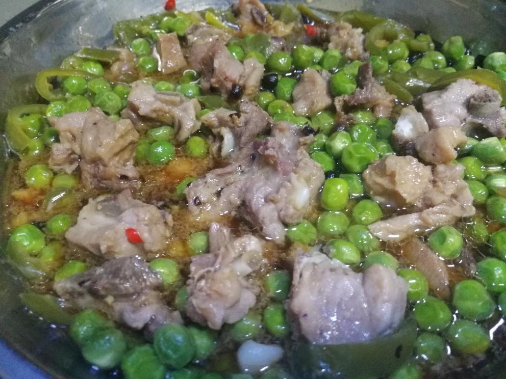 豉椒蒸豌豆排骨