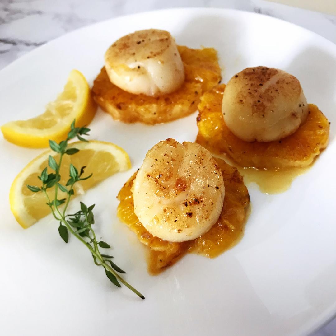 【橙香煎带子图片】婴子_82hc_下厨房