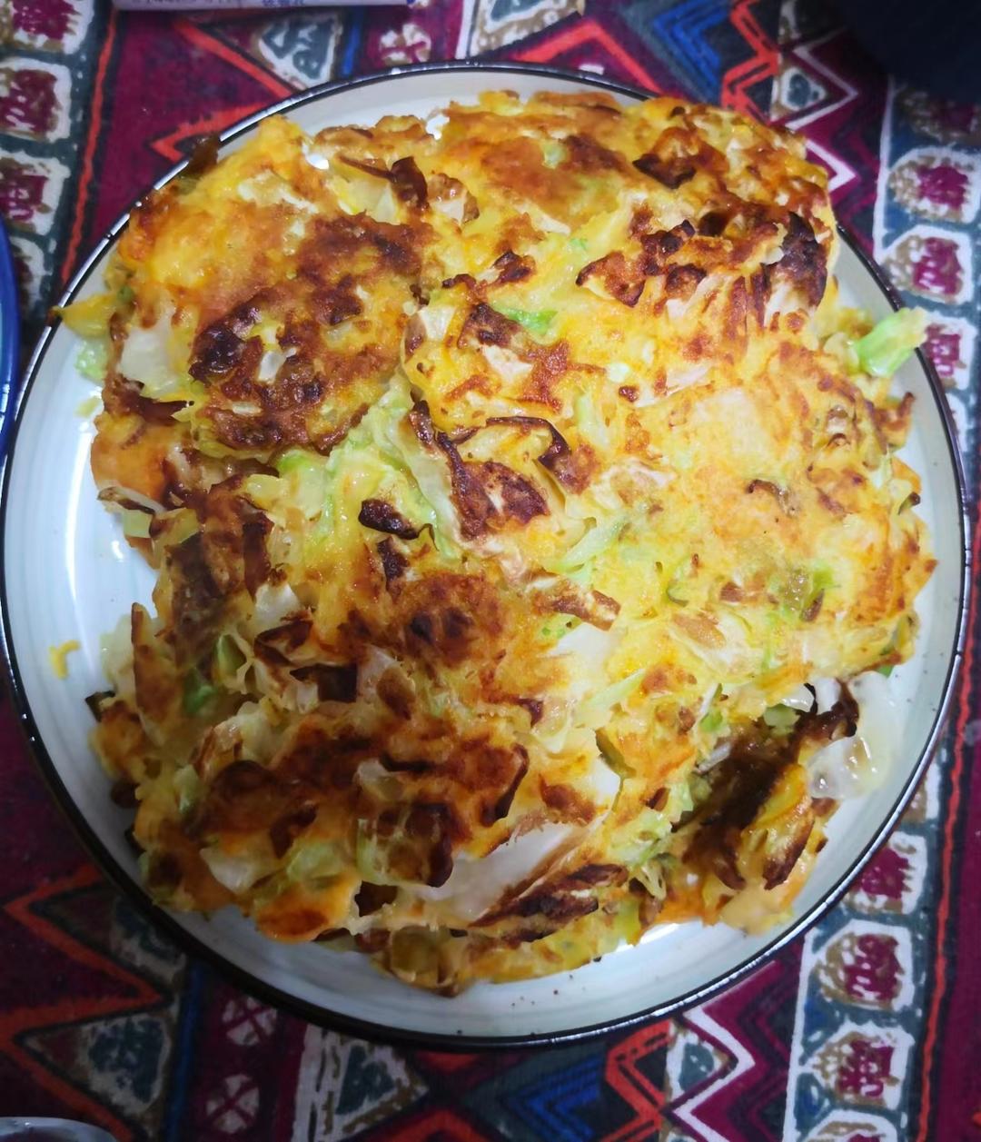 包菜鸡蛋饼（易上手）