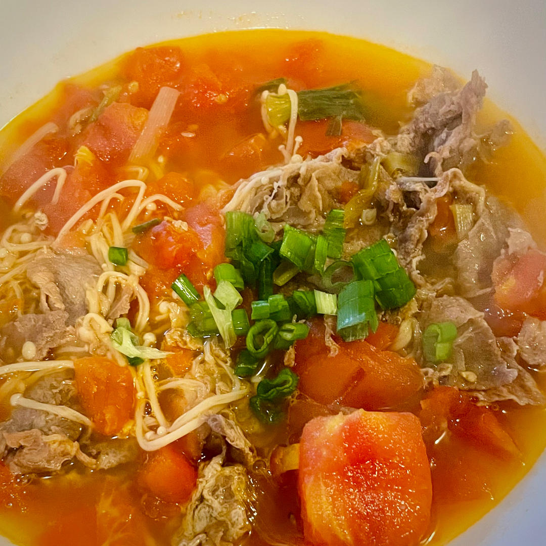 无敌下饭的番茄金针菇肥牛‼️做法简单0失败