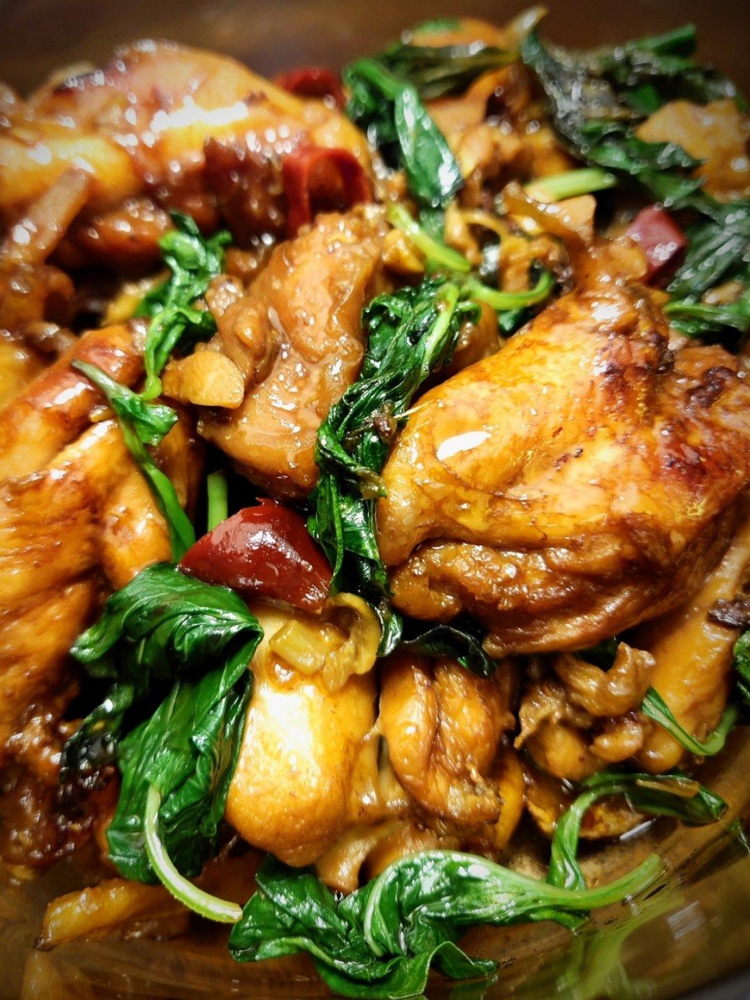 以太空间做的三杯鸡