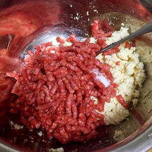 牛肉豆腐汉堡肉低碳水低脂肪的做法 步骤5