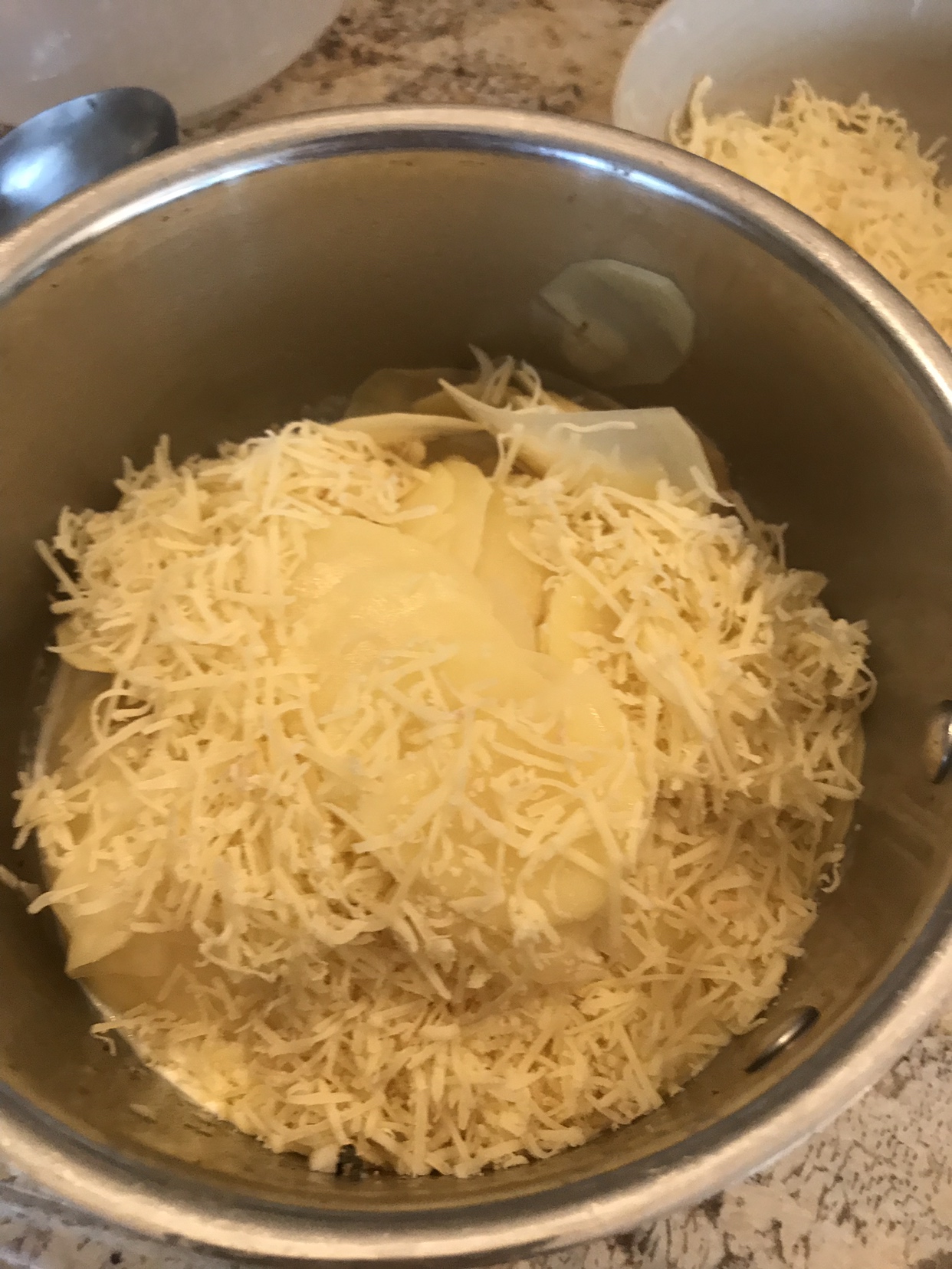 奶油芝士焗土豆的做法 步骤3