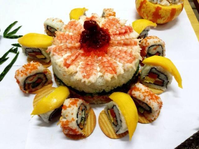 寿司蛋糕的做法