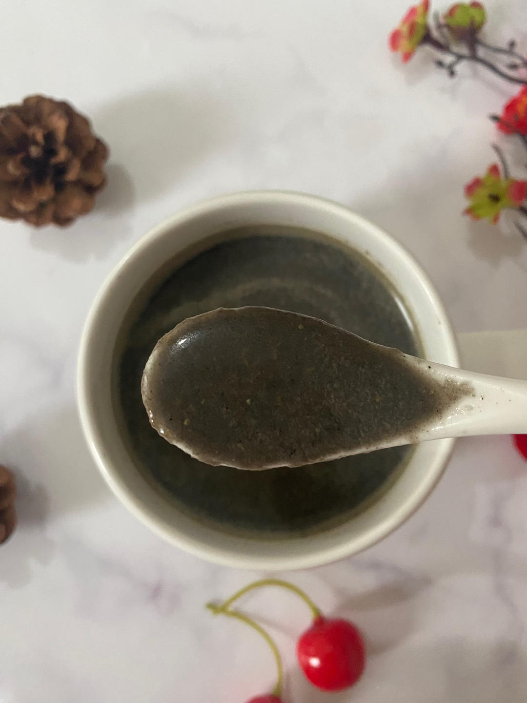 苹果黑芝麻糊的做法