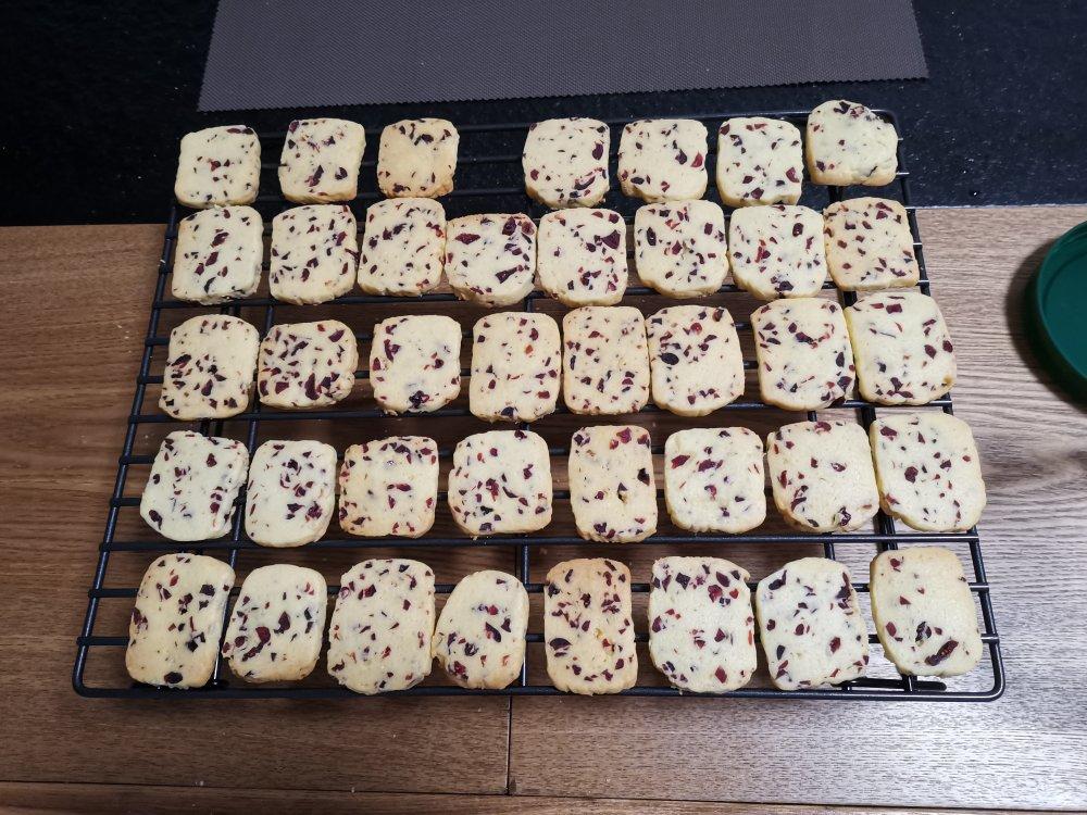 低糖少油版蔓越莓饼干