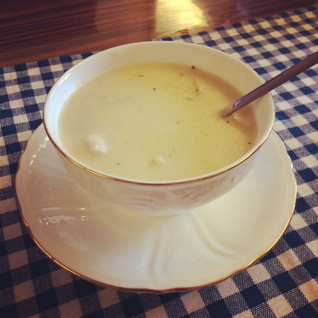 鸡茸蘑菇汤