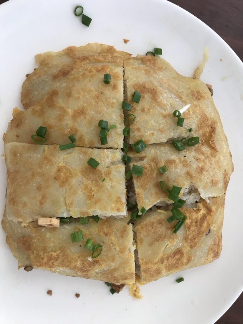 不用去武汉就能吃到的【武汉三鲜豆皮】